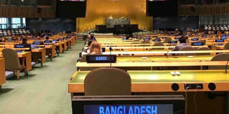 জাতিসংঘে ফিলিস্তিনের পক্ষে সোচ্চার বাংলাদেশ