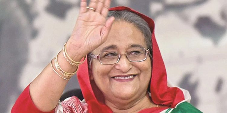 সিলেটে পৌঁছেছেন প্রধানমন্ত্রী