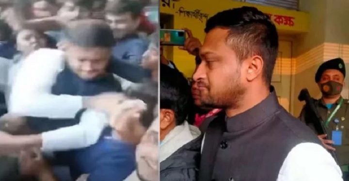 মেজাজ হারিয়ে ভক্তকে চড় মারলেন সাকিব