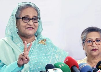 আড়াই লাখ ভোট পেয়ে বিজয়ী শেখ হাসিনা