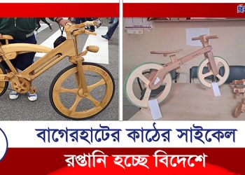কাঠ দিয়ে তৈরি হচ্ছে সাইকেল, রপ্তানি হচ্ছে বিদেশে