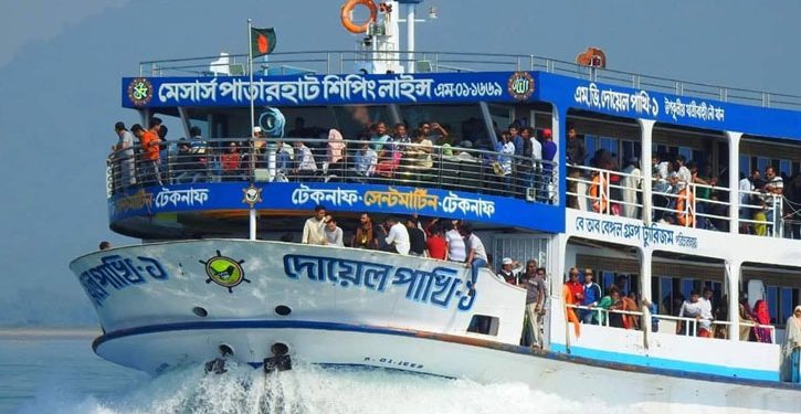 টেকনাফ-সেন্টমার্টিন রুটে জাহাজ চলাচল বন্ধ