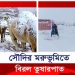 সৌদি আরবে বিরল তুষারপাত