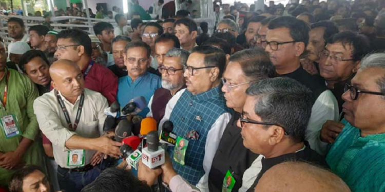 বঙ্গবন্ধুর প্রদর্শিত পথই আমাদের পথ: ওবায়দুল কাদের
