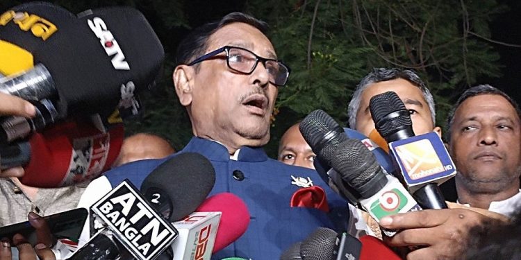 ইফতার পার্টি করে মিথ্যাচার চালাচ্ছে বিএনপি : কাদের