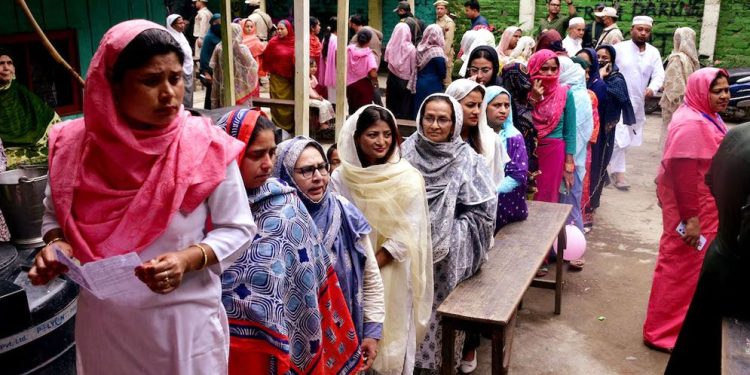 দ্বিতীয় ধাপের ভোট গ্রহণ শুরু ভারতের লোকসভা নির্বাচনের
