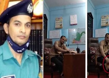 খামে ঘুষ নিয়ে ভিডিও ভাইরাল ওসি মাহবুবকে প্রত্যাহার