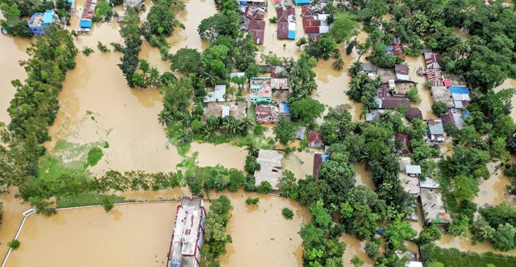 বন্যায় মৃত্যু বেড়ে ২৩, ক্ষতিগ্রস্ত ৫৫ লাখ মানুষ