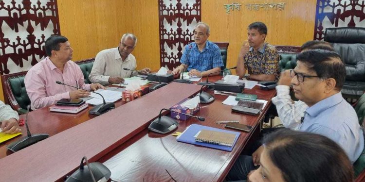 বন্যায় ক্ষয়ক্ষতি মোকাবিলায় কৃষি মন্ত্রণালয়ের ১০ সিদ্ধান্ত