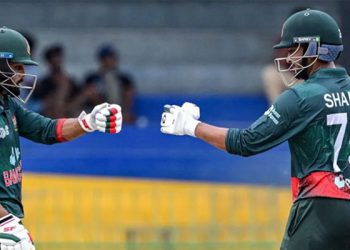 আমরাই সাকিব ভাইয়ের শূন্যতা পূরণ করব : তাওহীদ হৃদয়