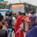 শ্রমিকদের বিক্ষোভ, বাড্ডা-রামপুরা সড়কে যান চলাচল বন্ধ