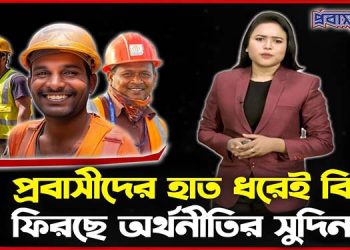 দেশের ভঙ্গুর অর্থনীতির হাল ধরলো প্রবাসীরা
