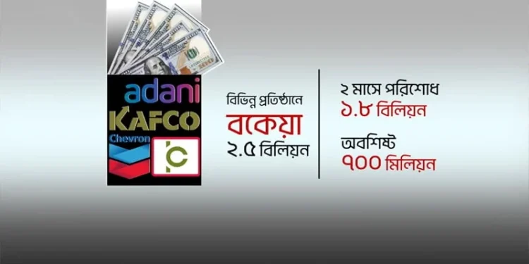 রিজার্ভে হাত না দিয়েই দুই মাসে দেনা পরিশোধ দেড় বিলিয়ন ডলার
