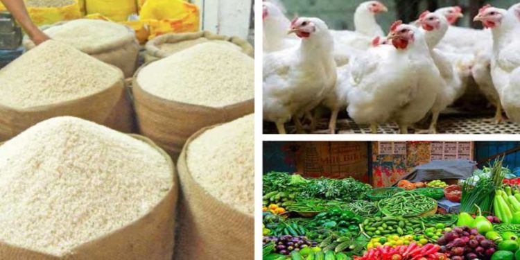 সবজির স্বস্তি মুরগি-চালে ম্লান
