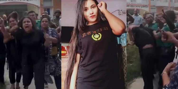 ছাত্রলীগ নেত্রীকে পুলিশে দিলেন স্থানীয় লোকজন