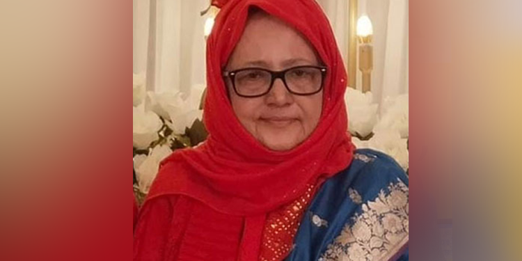 বিএনপি চেয়ারপারসনের উপদেষ্টা শাহিদা রফিক আর নেই