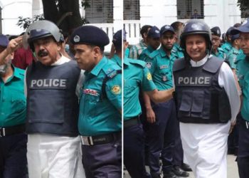রাজাকারের বাচ্চা তোদের চৌদ্দগোষ্ঠী খেয়ে ফেলব, পুলিশকে ইনু-শাহজাহান