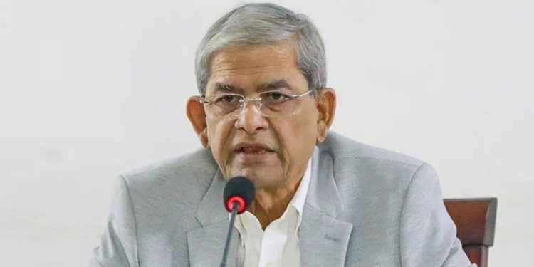 মিথ্যাচার ও অপপ্রচারের রাজনীতি এখনই বন্ধ করুন: মির্জা ফখরুল