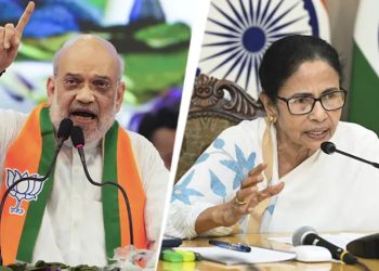 মমতা বাংলাদেশিদের জন্য পশ্চিমবঙ্গের সীমান্ত খুলে দিয়েছেন: অমিত শাহ