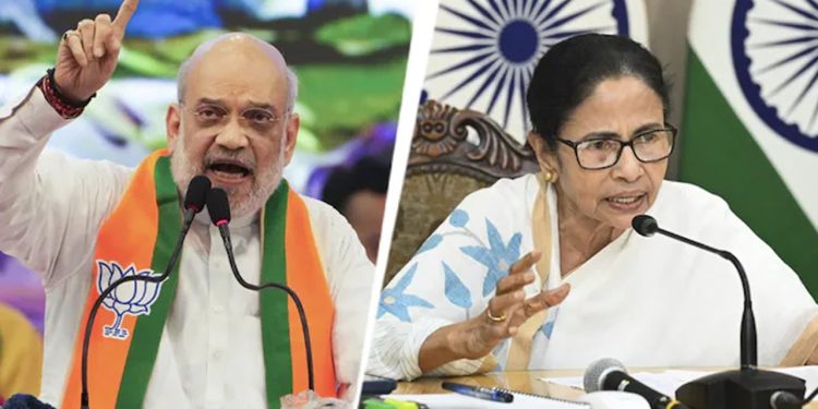 মমতা বাংলাদেশিদের জন্য পশ্চিমবঙ্গের সীমান্ত খুলে দিয়েছেন: অমিত শাহ