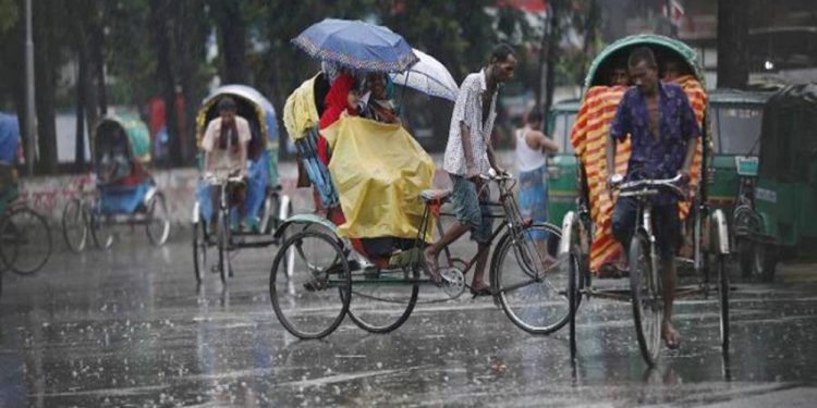 ঢাকায় বৃষ্টির পূর্বাভাস, হালকা থেকে মাঝারি বর্ষণ