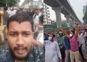 বাংলামোটরে আ. লীগের মিছিল, আটক ৬
