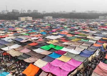 টঙ্গীতে পাঁচ দিনব্যাপী জোড় ইজতেমা শুরু