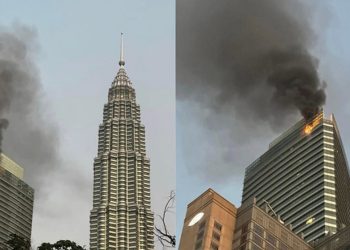 কুয়ালালামপুরের পেট্রোনাস টাওয়ার ৩-এ ভয়াবহ অগ্নিকাণ্ড