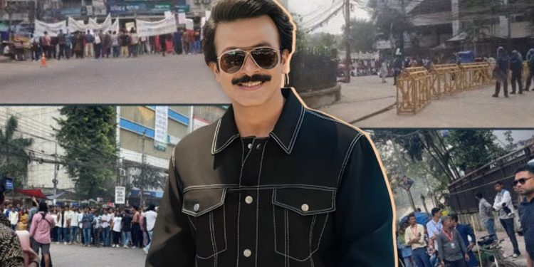মতিঝিলে শাকিব খানের শুটিং চলাকালে ভূমিকম্প