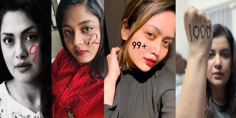 তারকাদের হাতে-গালে ‘সংখ্যা’ লিখছেন কেন?