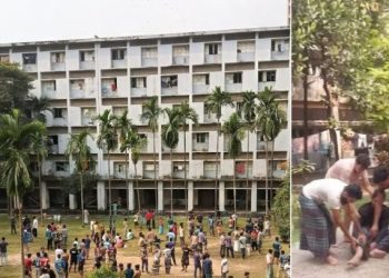 ভূমিকম্প আতঙ্কে লাফ দিয়ে পা ভাঙলো ঢাবি শিক্ষার্থীর