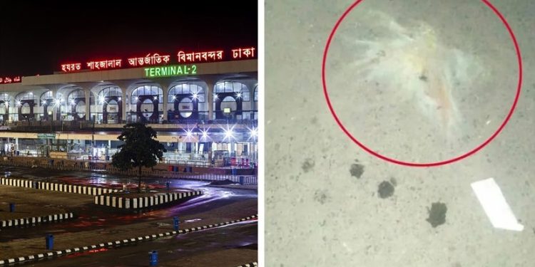 শাহজালাল বিমানবন্দরে ককটেল বিস্ফোরণ