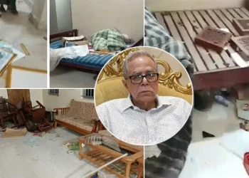সাবেক রাষ্ট্রপতি মো. আব্দুল হামিদের বাড়িতে হামলা ও ভাঙচুর