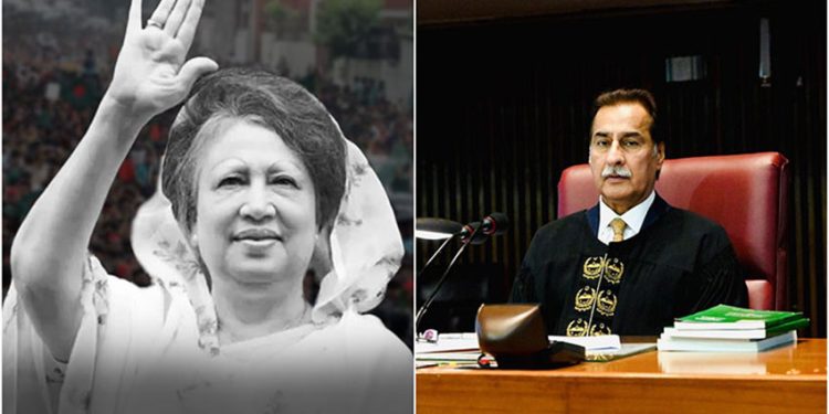 বেগম খালেদা জিয়ার জানাজায় অংশ নিতে ঢাকায় পাকিস্তানের স্পিকার