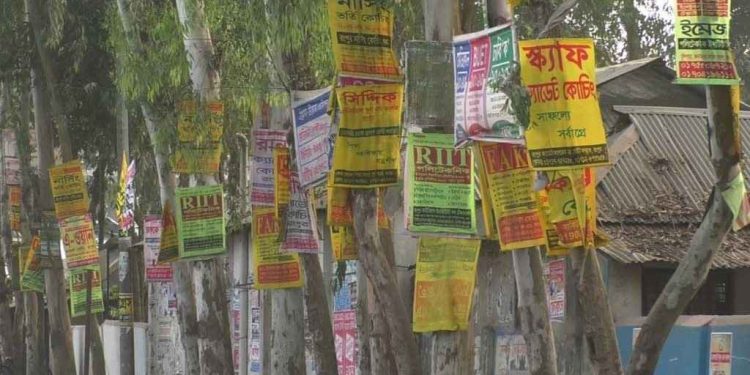 গাছে পেরেক লাগালে ২০ হাজার টাকা জরিমানা