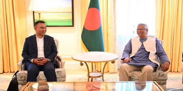বিকেলে প্রধান উপদেষ্টার সঙ্গে তারেক রহমানের বৈঠক