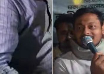 নাসীরুদ্দীন পাটওয়ারীর পথসভায় ডিম ও নোংরা পানি নিক্ষেপ