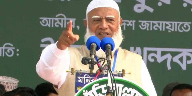 প্রতিপক্ষকে প্রকাশ্যে বিতর্কে বসার আহ্বান জানিয়েছেন জামায়াত আমির