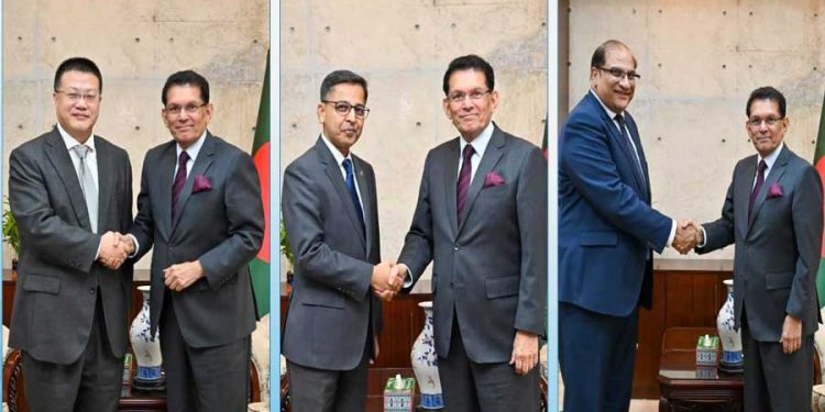 পররাষ্ট্রমন্ত্রীর সঙ্গে চীন, ভারত ও পাকিস্তানের দূতদের সাক্ষাৎ