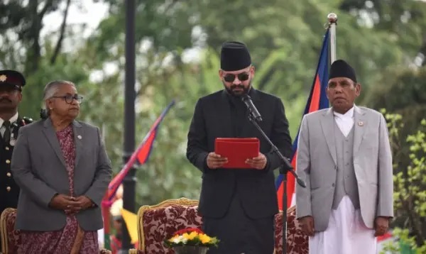 নেপালের সর্বকনিষ্ঠ প্রধানমন্ত্রী হিসেবে শপথ নিলেন বালেন্দ্র শাহ