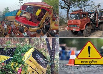 কয়েক ঘণ্টার ব্যবধানে চার জেলায় সড়ক দুর্ঘটনায় প্রাণ গেল ১৯ জনের