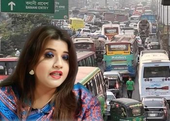 শামা ওবায়েদের গাড়িতে ধাক্কা, বাসচালক গ্রেপ্তার