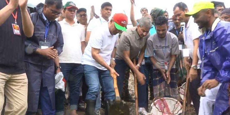 বাঁশিয়া খাল পুনঃখননের উদ্বোধন করলেন প্রধানমন্ত্রী