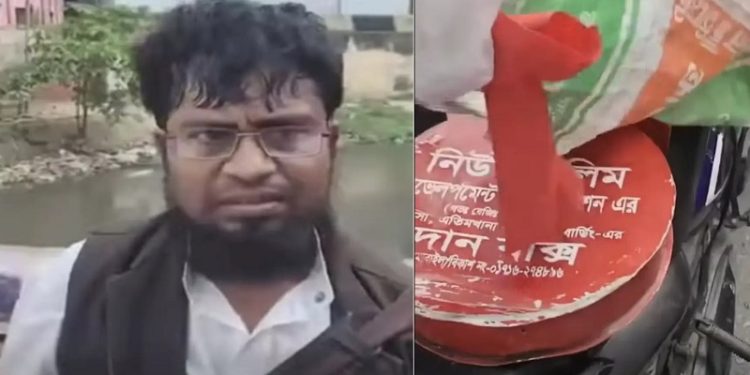 দানবাক্স চুরির সময় হাতেনাতে ধরা ভাইরাল সিদ্দিক