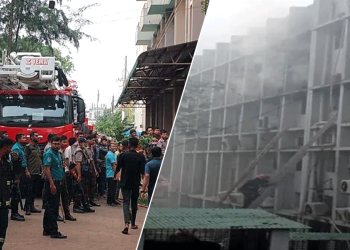 খুলনা মেডিকেলে ভয়াবহ আগুন, সরিয়ে নেওয়ার সময় রোগীর মৃত্যু