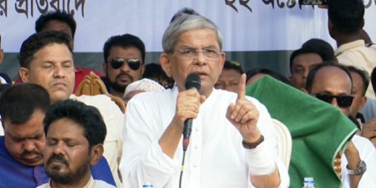 ভারতকে অবিলম্বে সীমান্তে হত্যা বন্ধের আহ্বান জানাচ্ছি: মির্জা ফখরুল