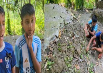 পরকীয়ার টানে চলে গেছেন মা, বাবার কবরের পাশে বসে থাকে অবুঝ-অসহায় ২ শিশু