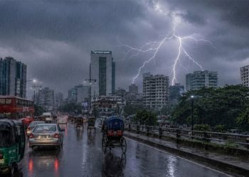রাতের মধ্যে ১০ জেলায় ঝড় ও বজ্রসহ বৃষ্টির শঙ্কা