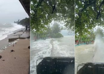 জোয়ারের পানিতে প্লাবিত সেন্টমার্টিন, আতঙ্কে দ্বীপবাসী