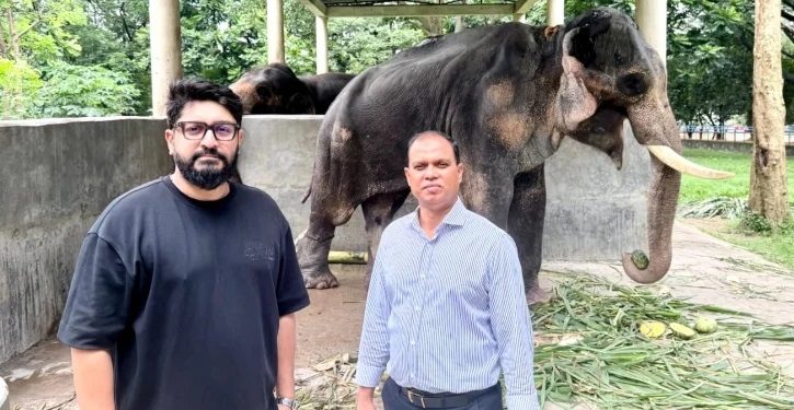 বগুড়া থেকে উদ্ধার ‘বাদশাহ বাহাদুর’কে দেখতে চিড়িয়াখানায় প্রধানমন্ত্রীর প্রতিনিধিদল